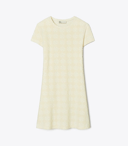 Terry Jacquard Logo Shirtdress - New Ivory | Tory Burch New