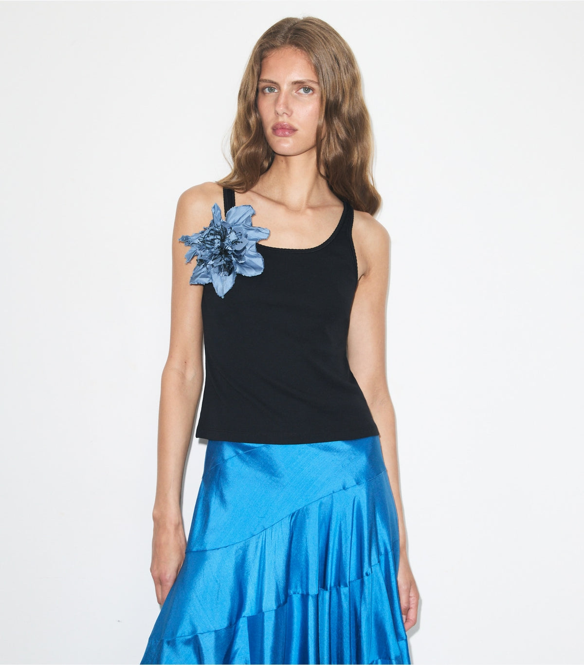 Tank Top - Black / Blue | Tory Burch Best Seller