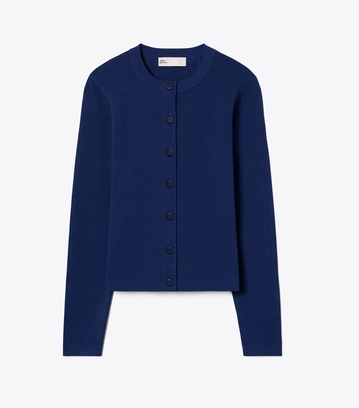 Pointelle Viscose Cardigan - Ocean | Tory Burch Value