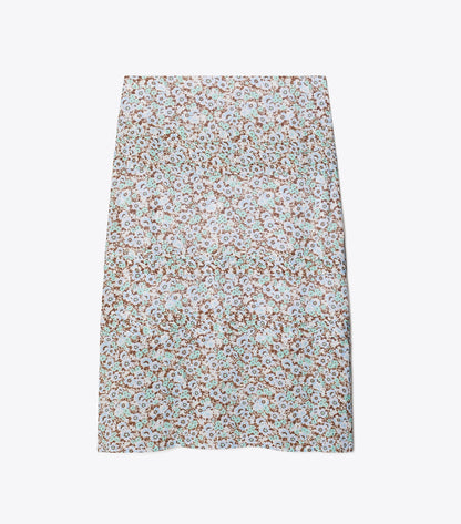 Viscose Skirt - Blue Floral | Tory Burch Sale