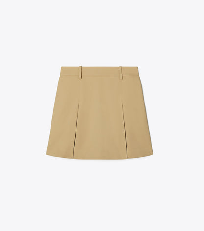 Tech Twill Golf Skirt - Pale Teak | Tory Burch Latest