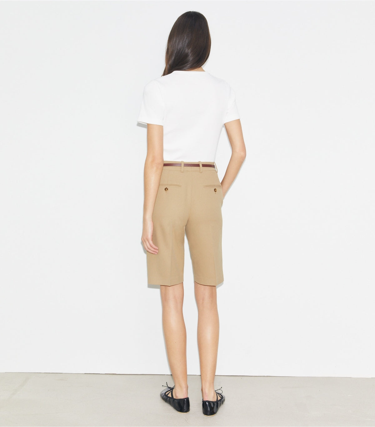 Bermuda Golf Short - Pale Teak | Tory Burch Premium