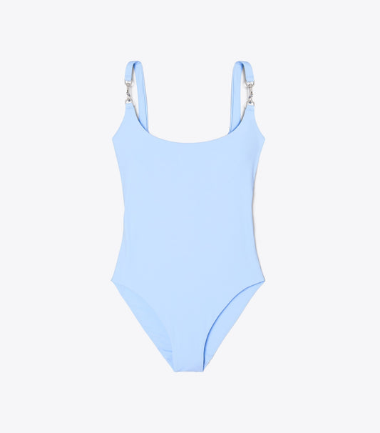 Clip Swimsuit - Washed Sky | Tory Burch Trending