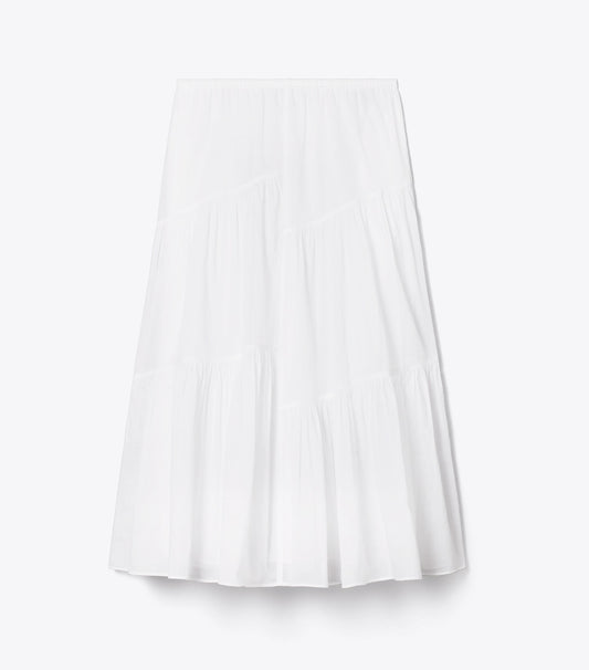 Cotton Skirt - White | Tory Burch Best Price