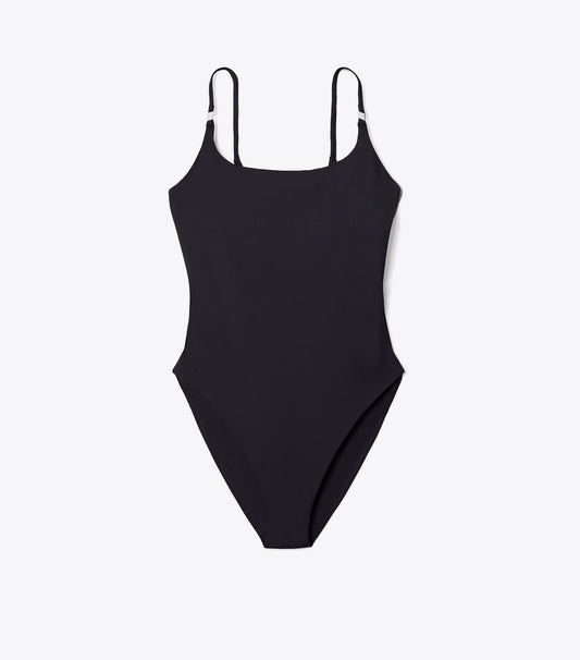 Solid Swimsuit - Black | Tory Burch Trending