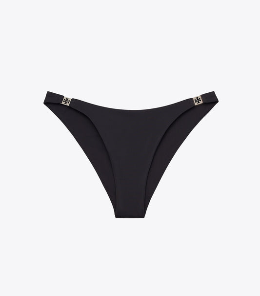 Solid Bikini Bottom - Black | Tory Burch Latest