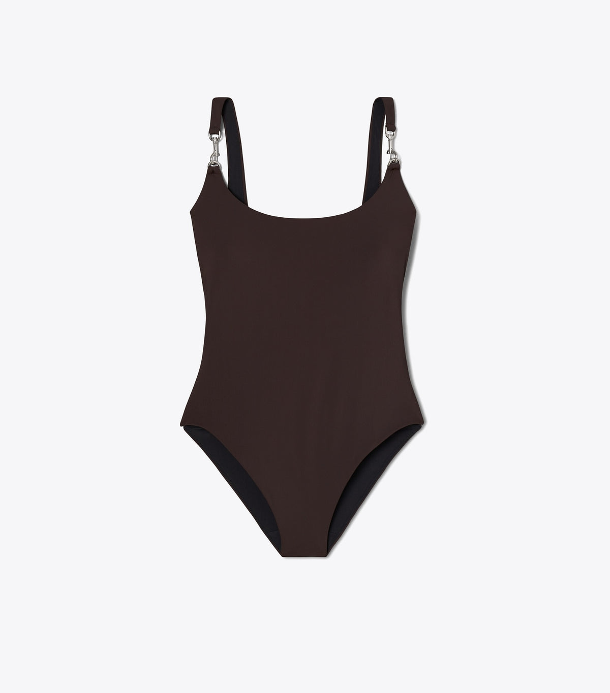 Clip Tank Swimsuit - Dark Brown | Tory Burch Everyday