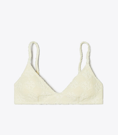 Terry Logo Bikini Top - New Ivory | Tory Burch New