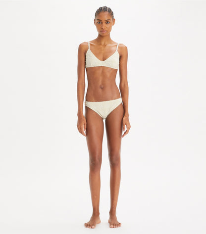 Terry Logo Bikini Top - New Ivory | Tory Burch New