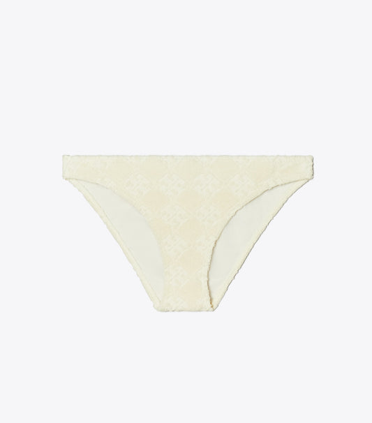 Terry Logo Bikini Botttom - New Ivory | Tory Burch Quality