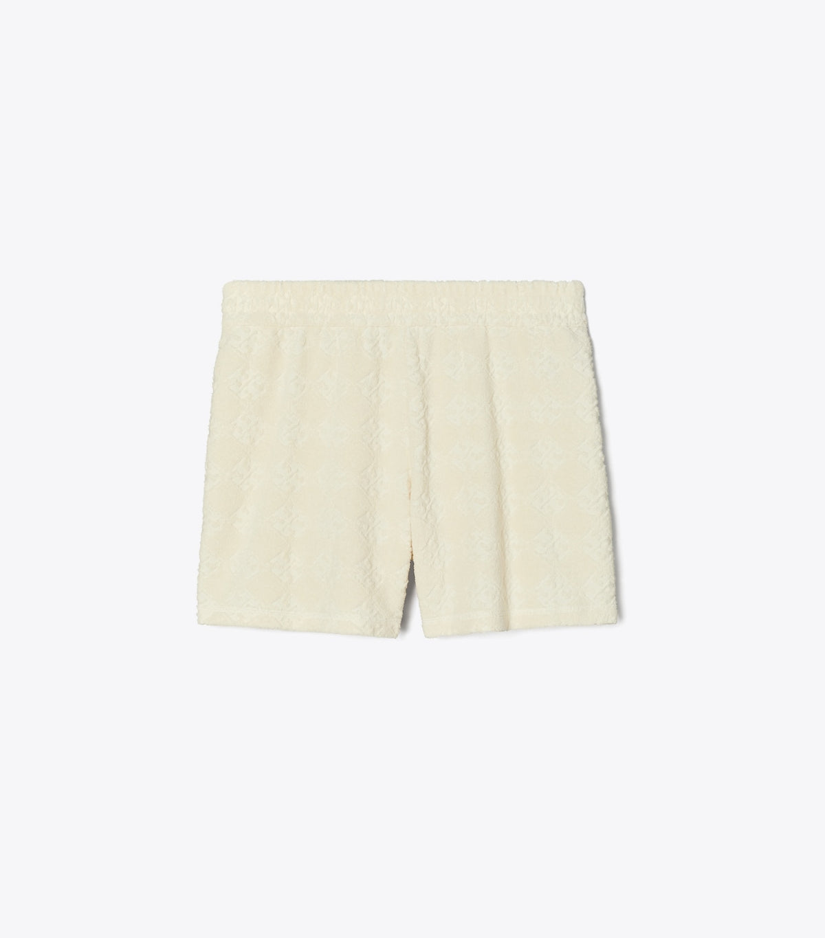 Terry Jacquard Logo Short - New Ivory | Tory Burch Essential