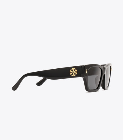 Miller Geometric Sunglasses - Black | Tory Burch Smart Buy