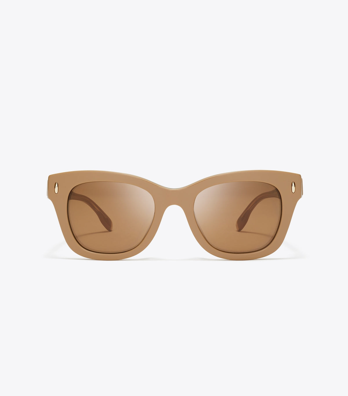 Miller Wayfarer Sunglasses - Tan/Brown Back Mirror | Tory Burch Deals