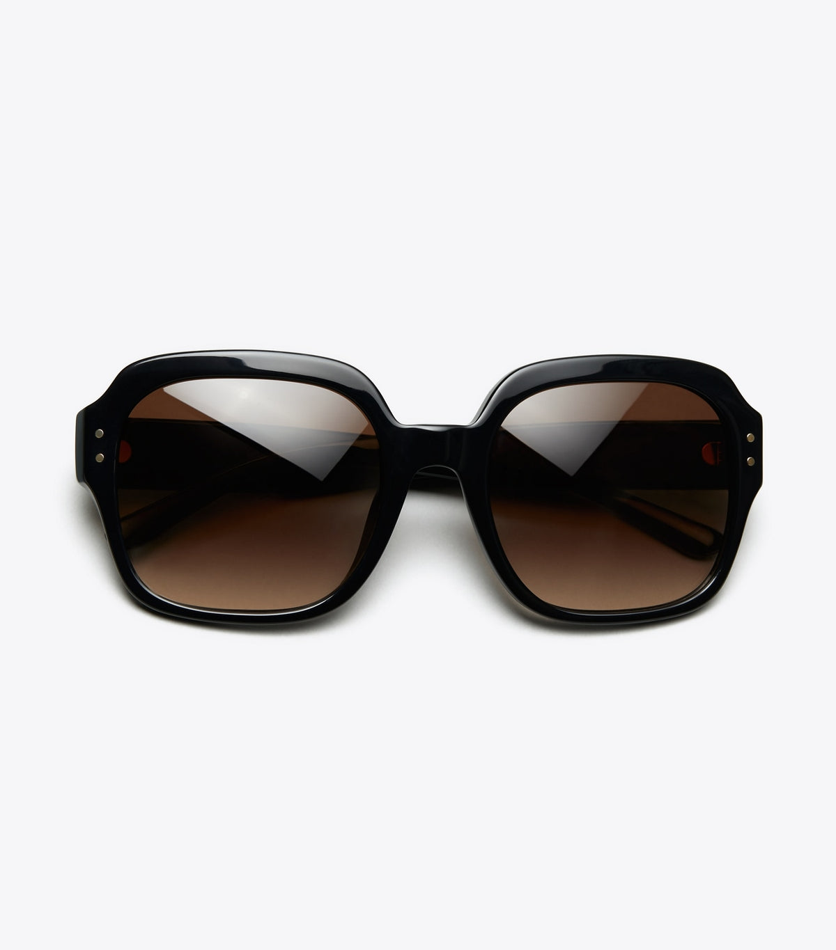 Oversized Square Logo Sunglasses - Black | Tory Burch Everyday