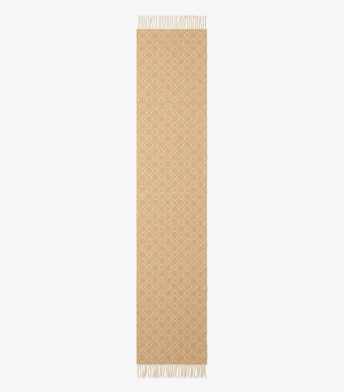 T Monogram Oblong Scarf - Camel | Tory Burch Signature