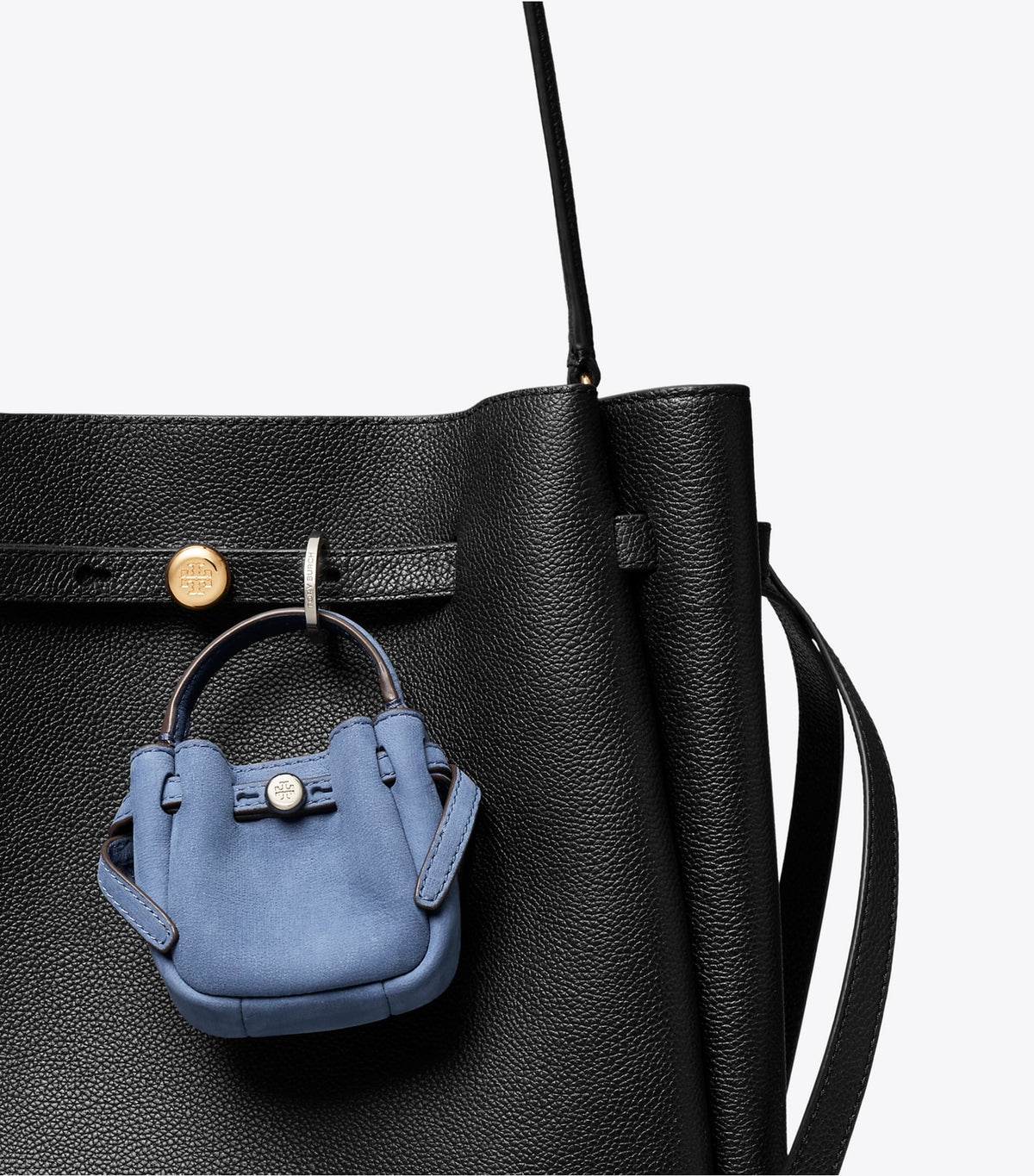 Romy Bucket Bag Charm - Soft Blue | Tory Burch Recommended