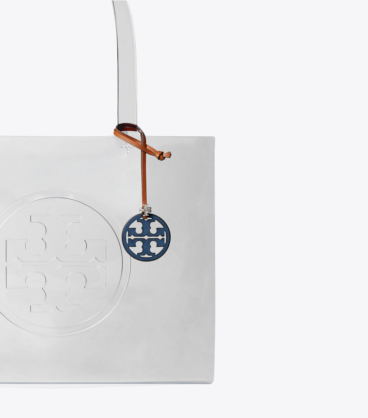 Miller Logo Bag Charm - Soft Blue | Tory Burch Special Offer