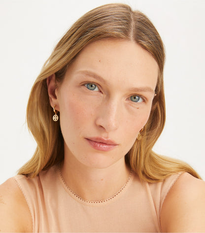 Icon Huggie Hoop Earrings - Tory Gold | Tory Burch Best Price