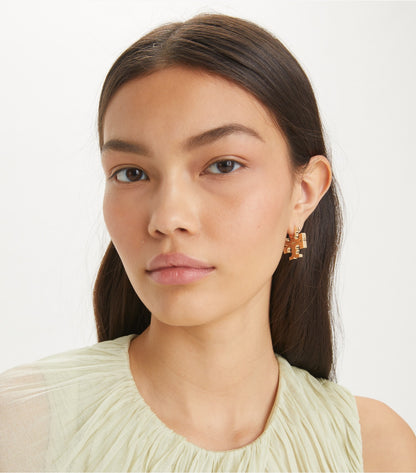 Icon Hoop Earrings - Tory Gold | Tory Burch Best Price