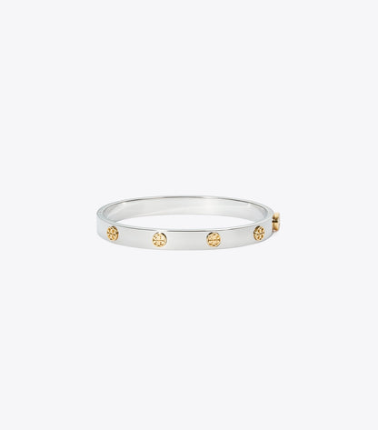 Icon Hinge Bracelet - Tory Silver / Tory Gold | Tory Burch Premium