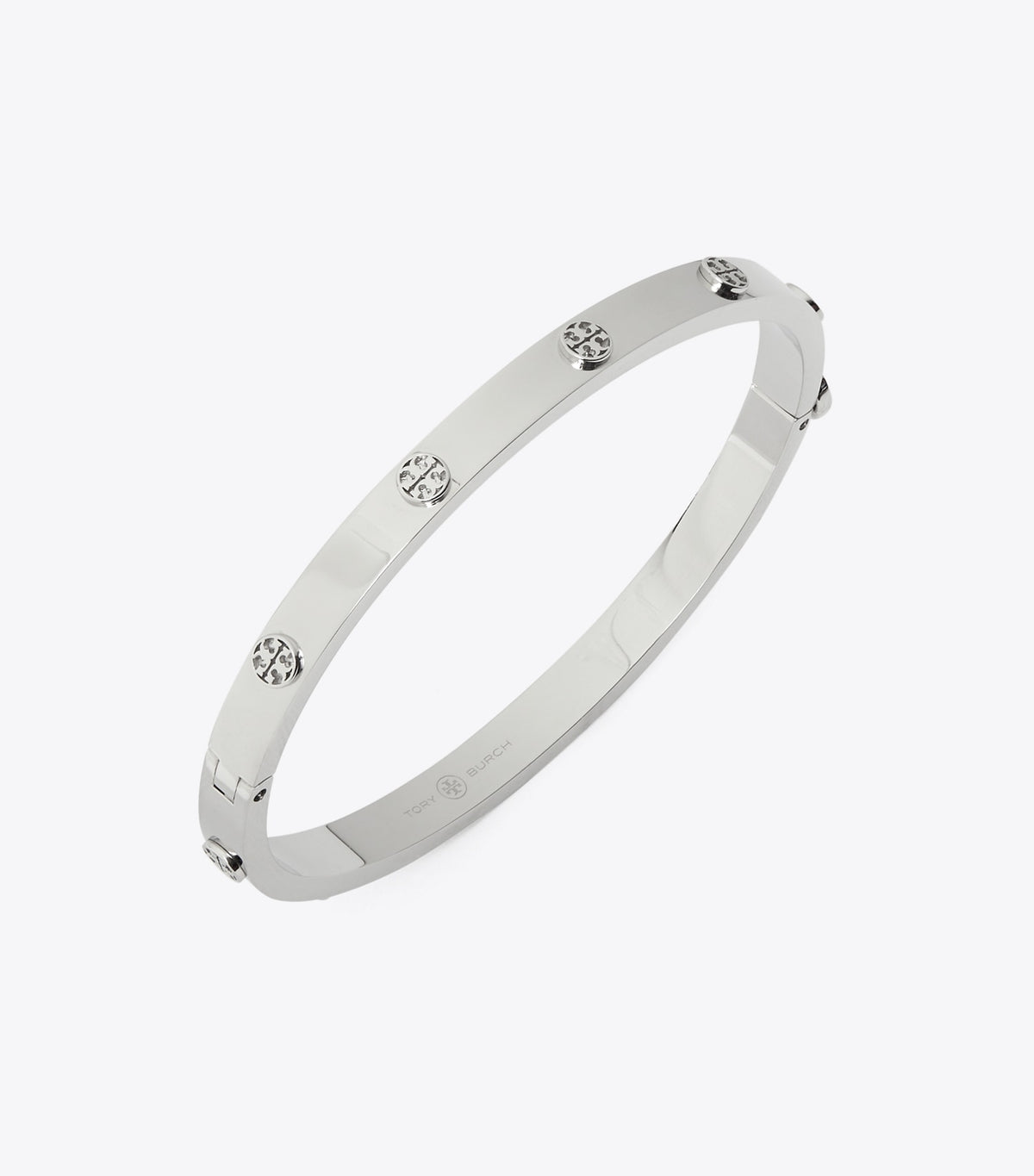 Icon Thin Hinge Bracelet - Tory Silver | Tory Burch Best Price