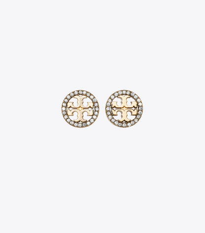 Icon Pavé Necklace and Earring Set - Tory Gold / Crystal | Tory Burch Premium