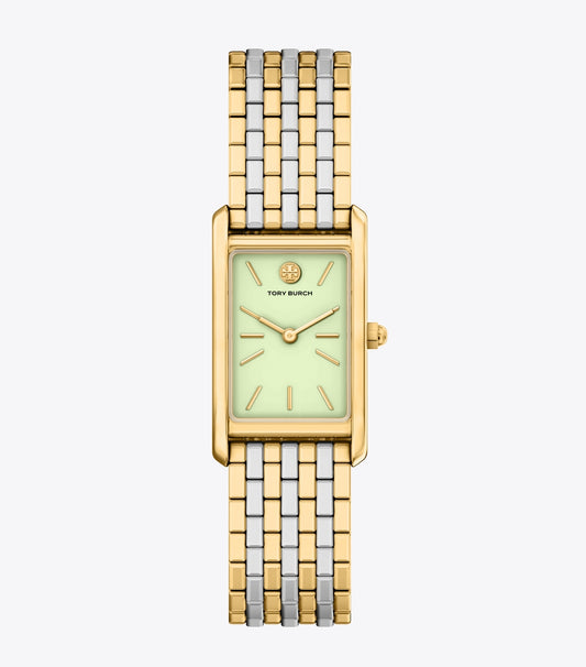 Slim Eleanor Watch - Mint Green/Two-Tone | Tory Burch Trusted
