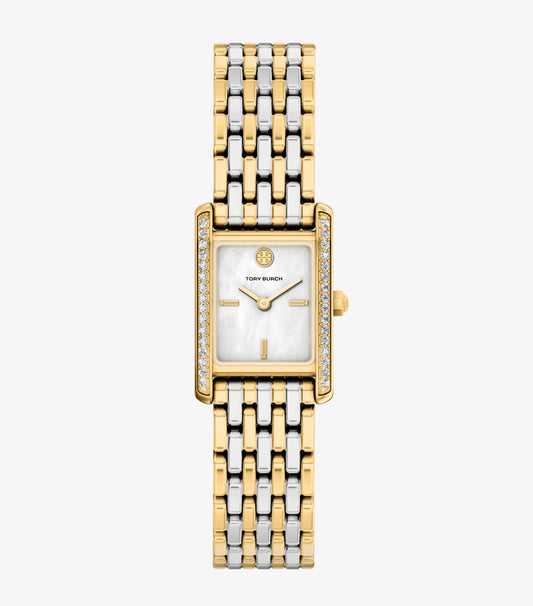 Small Eleanor Watch - Mop/Stones/Two-Tone | Tory Burch Quality