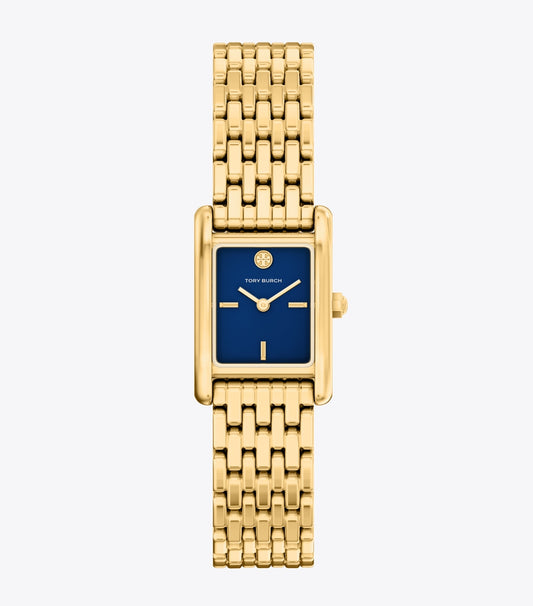 Small Eleanor Watch - Navy/Gold | Tory Burch Premium