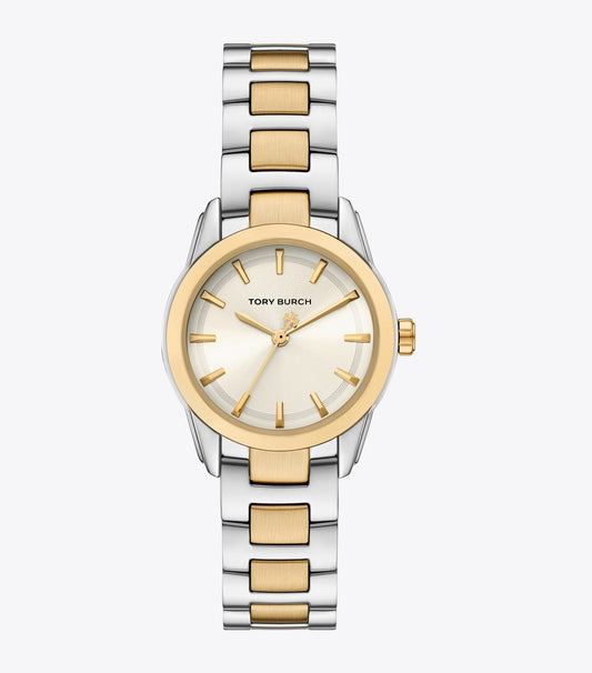 Small Miller Watch - Ivory/Two-Tone | Tory Burch Deals