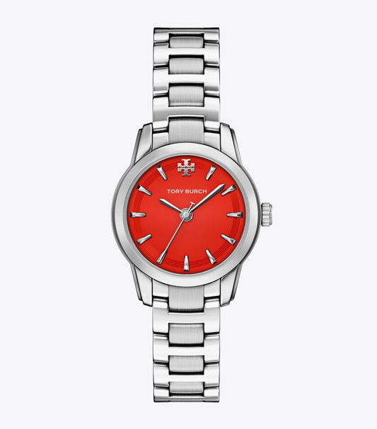 Small Miller Watch - Red/Silver | Tory Burch Quality