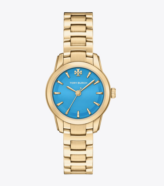 Small Miller Watch - Blue/Pale Gold | Tory Burch Popular