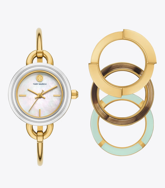 Miller Watch Gift Set - Mop/Silver/Gold/Horn/Light Blue | Tory Burch Trending
