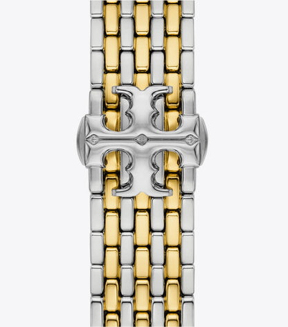 Eleanor Band for Apple Watch® - Two-Tone | Tory Burch Signature