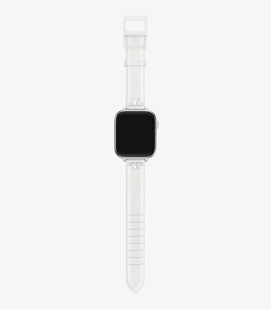 Single T Jelly Band for Apple Watch® - Clear | Tory Burch Best Price