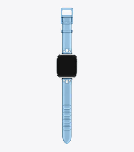 Single T Jelly Band for Apple Watch® - Light Blue | Tory Burch Best Seller