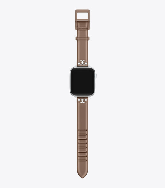 Single T Jelly Band for Apple Watch® - Light Brown | Tory Burch Value