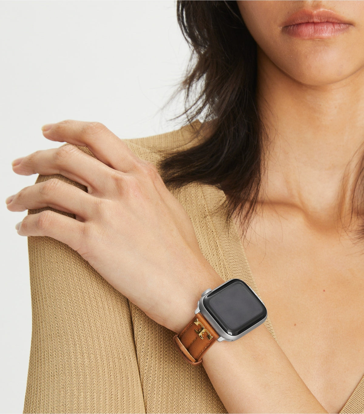 Kira Band for Apple Watch® - Luggage | Tory Burch Deals