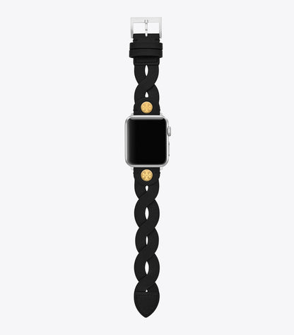 Miller Braided Band for Apple Watch® - Black | Tory Burch Everyday