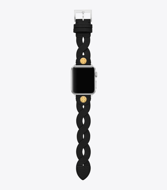 Miller Braided Band for Apple Watch® - Black | Tory Burch Everyday