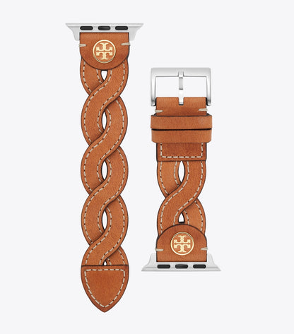 Miller Braided Band for Apple Watch® - Camello | Tory Burch Signature
