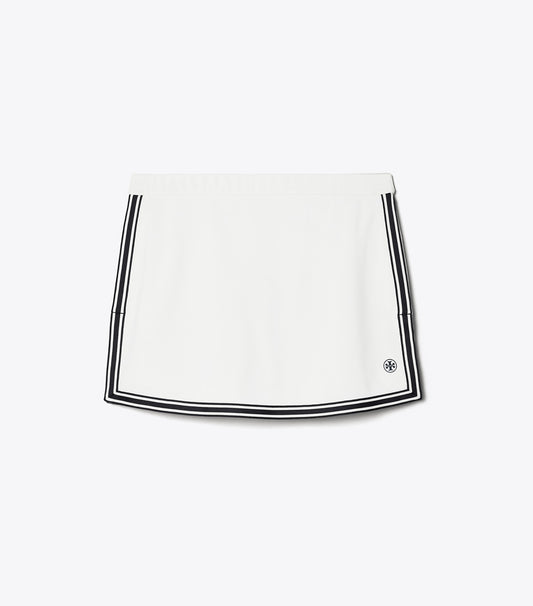 Tech Piqué Tennis Skirt - Snow White | Tory Burch Top Pick