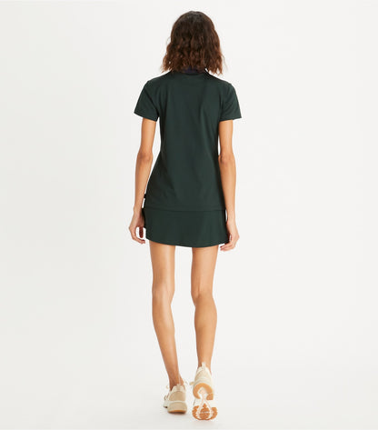 Tech Piqué Tennis Skirt - Conifer | Tory Burch Customer Favorite