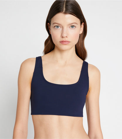 Sculpt Compression Bra - Tory Navy | Tory Burch Great Value