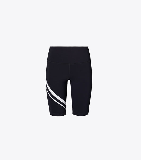 Chevron Bike Short - Black | Tory Burch Discount
