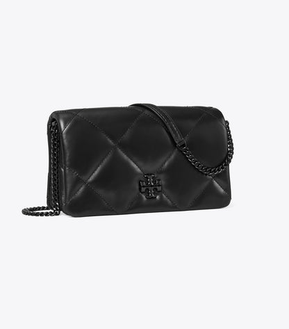 Kira Diamond Quilt Crossbody - Black | Tory Burch Featured
