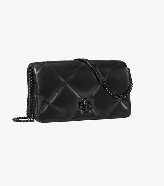 Kira Diamond Quilt Crossbody - Black | Tory Burch Featured