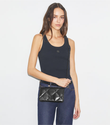 Kira Diamond Quilt Crossbody - Black | Tory Burch Featured